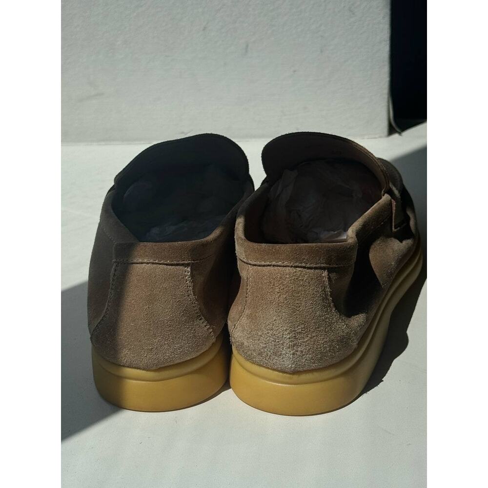 Loro Piana Summer Charms Walk Beige Suede Loafers Sz. 40 - Picture 7 of 11